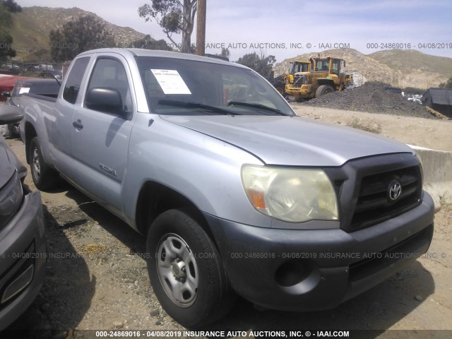 5TETX22N76Z278206 - 2006 TOYOTA TACOMA ACCESS CAB ვერცხლისფერი ფოტო 1