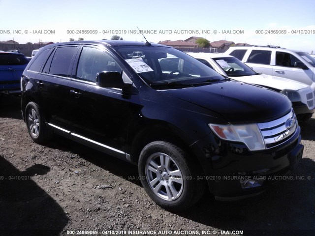 2FMDK38CX8BA42385 - 2008 FORD EDGE SEL BLACK photo 1