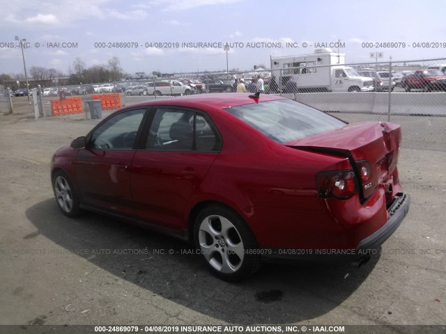 3VWDJ71K08M132415 - 2008 VOLKSWAGEN GLI წითელი ფოტო 3