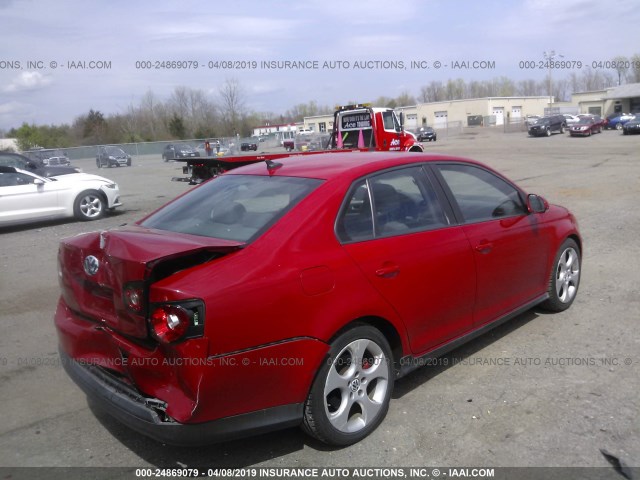 3VWDJ71K08M132415 - 2008 VOLKSWAGEN GLI წითელი ფოტო 4