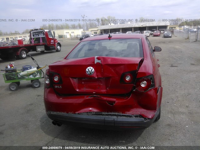 3VWDJ71K08M132415 - 2008 VOLKSWAGEN GLI წითელი ფოტო 6