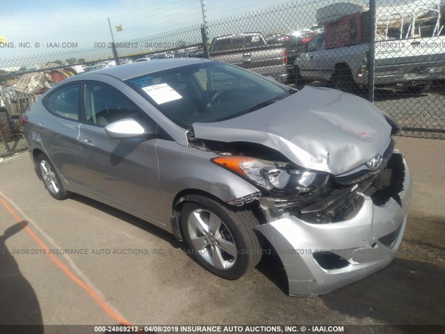 5NPDH4AE7DH271285 - 2013 HYUNDAI ELANTRA GLS/LIMITED SILVER photo 1