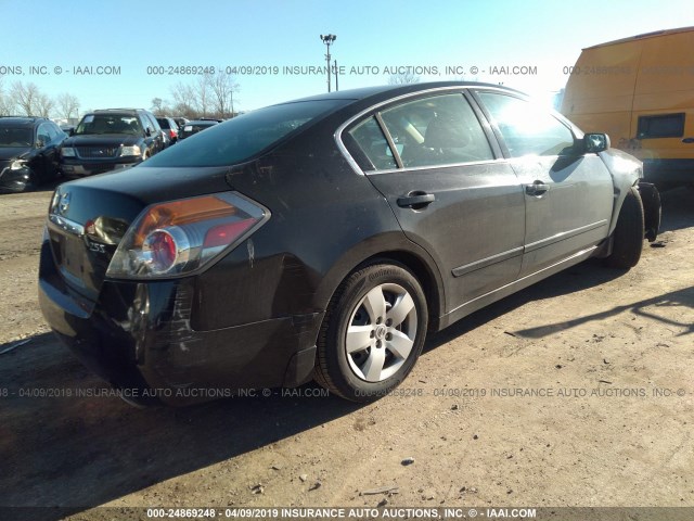 1N4AL21E27C168609 - 2007 NISSAN ALTIMA 2.5/2.5S BLACK photo 4