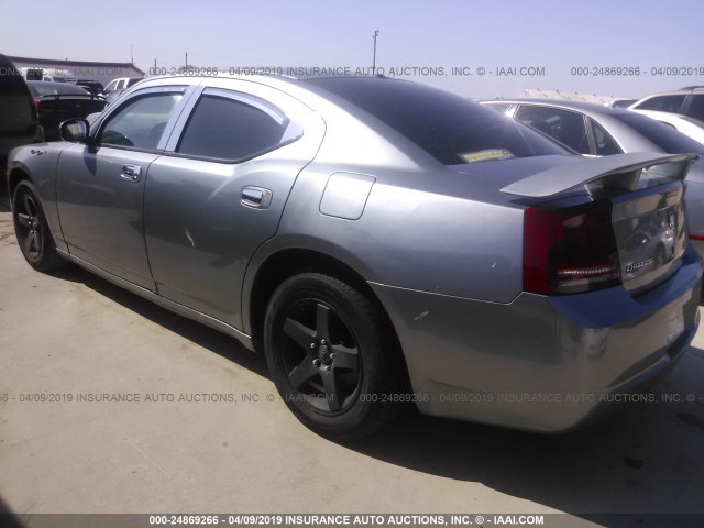 2B3KA43R67H689718 - 2007 DODGE CHARGER SE/SXT BLUE photo 3