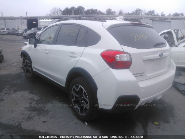 JF2GPADC1G8314192 - 2016 SUBARU CROSSTREK PREMIUM WHITE photo 3