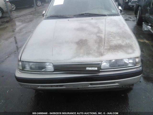 1YVGD22B7N5213707 - 1992 MAZDA 626 DX/LX TAN photo 6