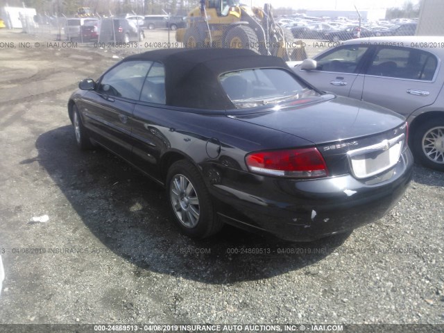 1C3EL55RX4N313684 - 2004 CHRYSLER SEBRING LXI BLACK photo 3