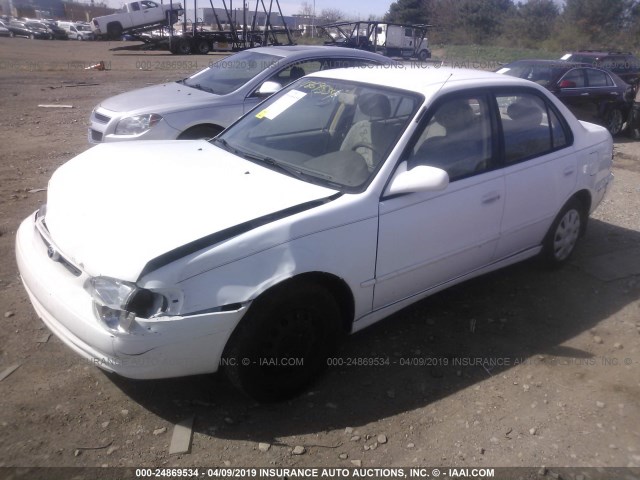 1NXBR12E3XZ145237 - 1999 TOYOTA COROLLA VE/CE/LE WHITE photo 2