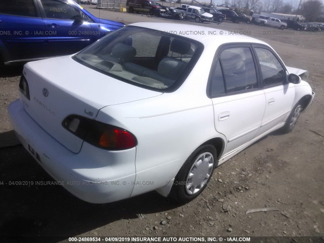 1NXBR12E3XZ145237 - 1999 TOYOTA COROLLA VE/CE/LE WHITE photo 4