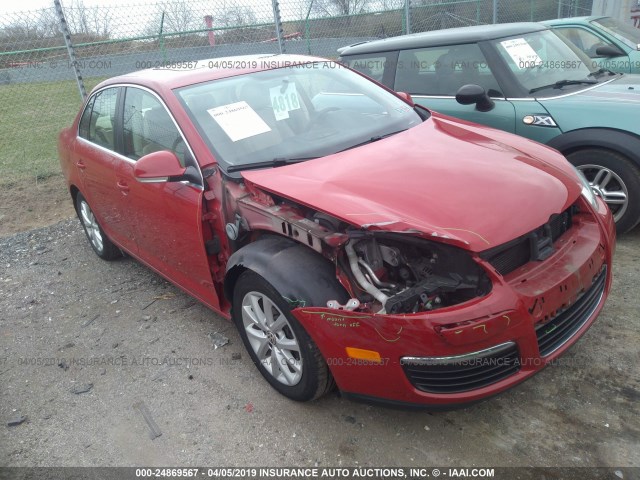 3VWRZ7AJ1AM038216 - 2010 VOLKSWAGEN JETTA SE/SEL RED photo 1