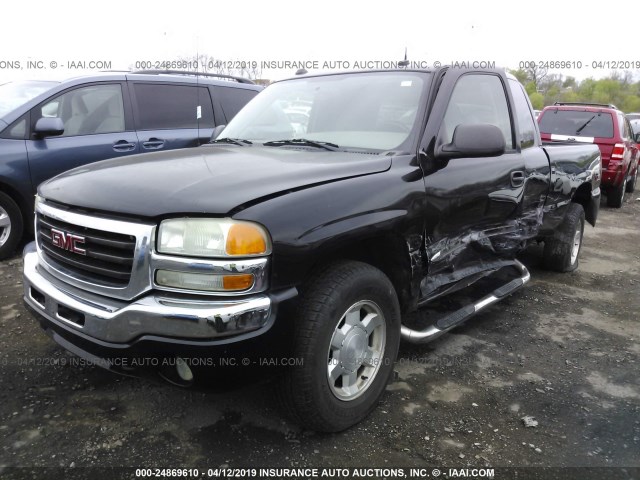 1GTEK19T14E136567 - 2004 GMC NEW SIERRA K1500 BLACK photo 2