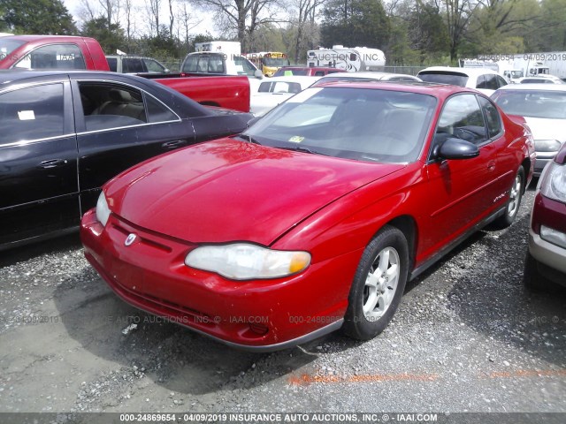 2G1WW12E039234794 - 2003 CHEVROLET MONTE CARLO LS 红色 照片 2