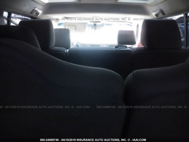 1J8HH48K87C622436 - 2007 JEEP COMMANDER RED photo 8