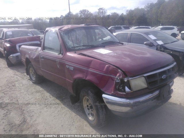 1FTCR10AXRTB04878 - 1994 FORD RANGER RED photo 1