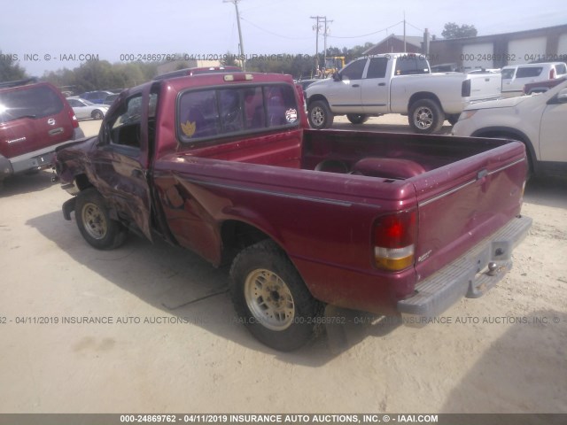 1FTCR10AXRTB04878 - 1994 FORD RANGER RED photo 3