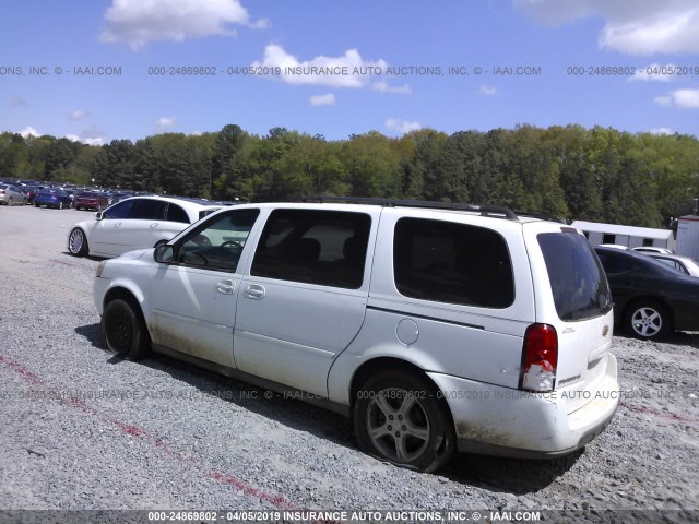 1GNDV23L75D291639 - 2005 CHEVROLET UPLANDER LS WHITE photo 3