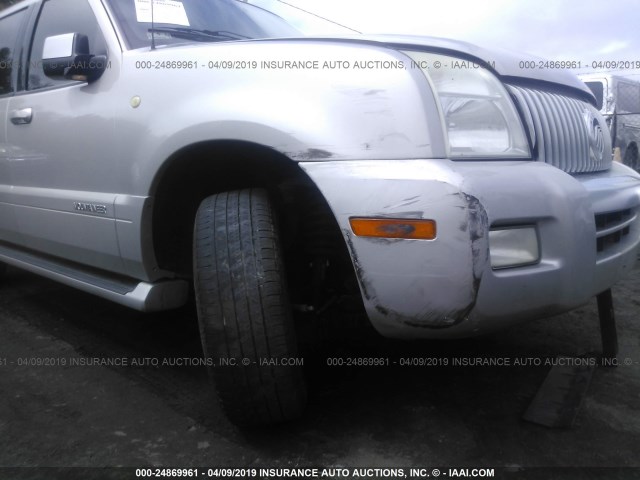 4M2EU48828UJ16052 - 2008 MERCURY MOUNTAINEER PREMIER SILVER photo 6