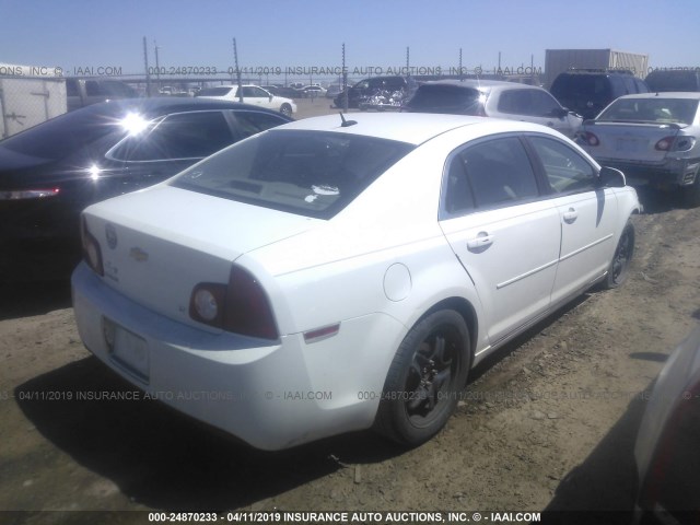 1G1ZH57BX9F178652 - 2009 CHEVROLET MALIBU 1LT 白色 照片 4
