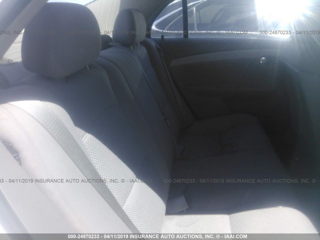 1G1ZH57BX9F178652 - 2009 CHEVROLET MALIBU 1LT 白色 照片 8