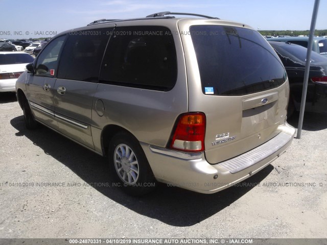 2FMZA5246YBC67716 - 2000 FORD WINDSTAR SE GOLD photo 3