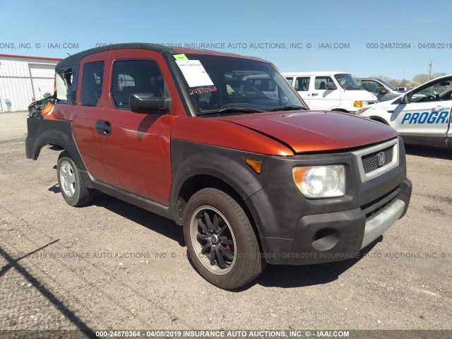 5J6YH27623L053345 - 2003 HONDA ELEMENT EX ORANGE photo 1