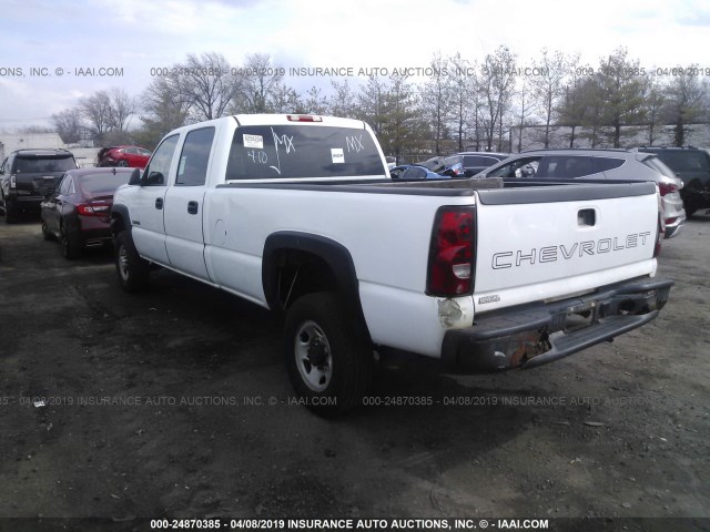 1GCHC23U86F240178 - 2006 CHEVROLET SILVERADO C2500 HEAVY DUTY WHITE photo 3