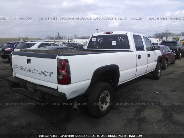 1GCHC23U86F240178 - 2006 CHEVROLET SILVERADO C2500 HEAVY DUTY WHITE photo 4