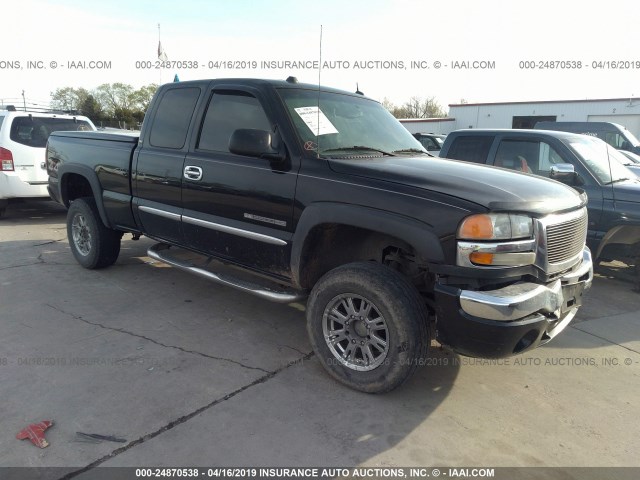 1GTHK29U75E199489 - 2005 GMC SIERRA K2500 HEAVY DUTY შავი ფოტო 1