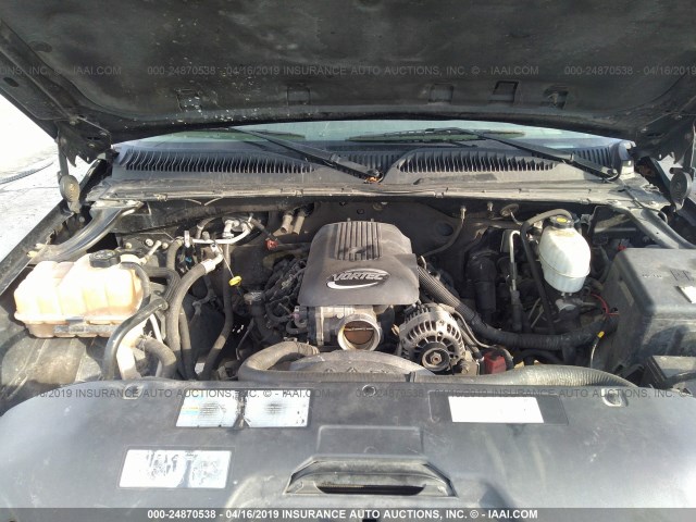 1GTHK29U75E199489 - 2005 GMC SIERRA K2500 HEAVY DUTY შავი ფოტო 10