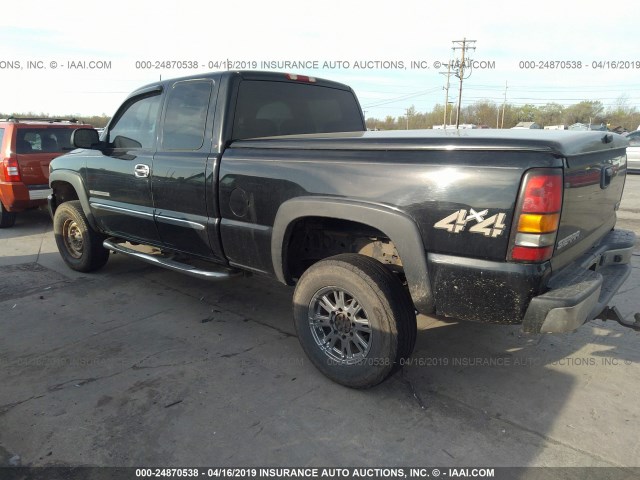 1GTHK29U75E199489 - 2005 GMC SIERRA K2500 HEAVY DUTY შავი ფოტო 3