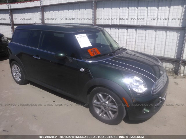 WMWZF3C57ET492219 - 2014 MINI COOPER CLUBMAN GREEN photo 1