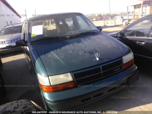 2B4GH2531SR339197 - 1995 DODGE CARAVAN GREEN photo 1