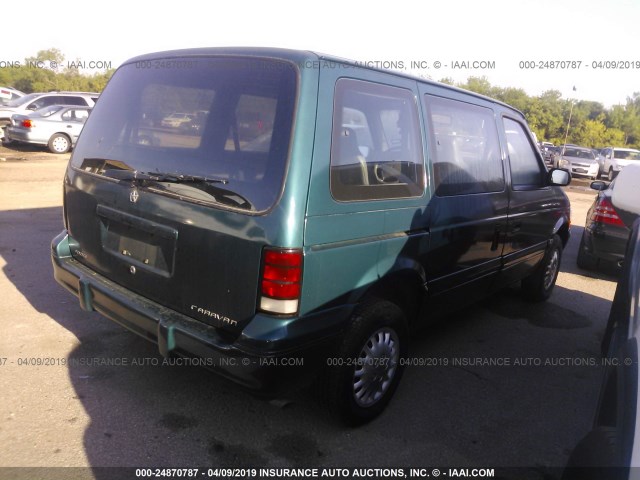 2B4GH2531SR339197 - 1995 DODGE CARAVAN GREEN photo 4