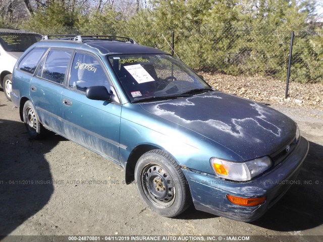 JT2AE09WXP0008381 - 1993 TOYOTA COROLLA DX GREEN photo 1