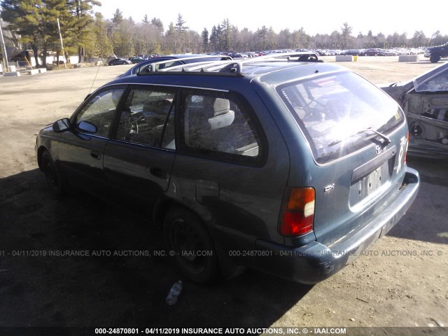 JT2AE09WXP0008381 - 1993 TOYOTA COROLLA DX GREEN photo 3