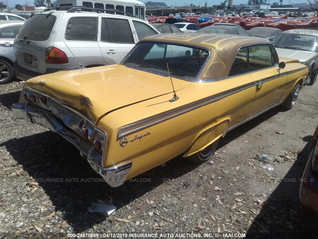 21847L183263 - 1962 CHEVROLET IMPALA YELLOW photo 4