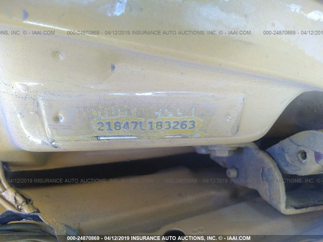 21847L183263 - 1962 CHEVROLET IMPALA YELLOW photo 9