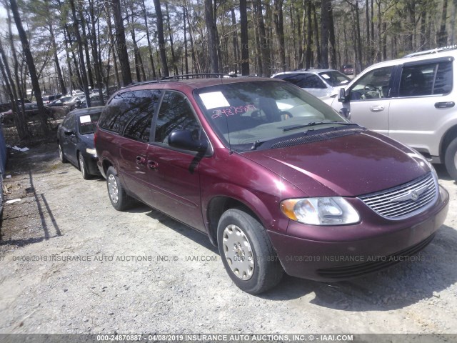 2C4GP44372R551055 - 2002 CHRYSLER TOWN & COUNTRY LX RED photo 1