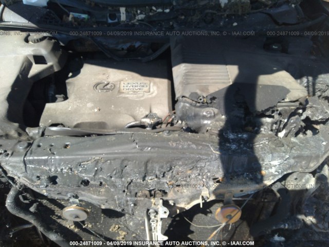 JTJBC1BA9C2430725 - 2012 LEXUS RX 450 Gümüş foto 10