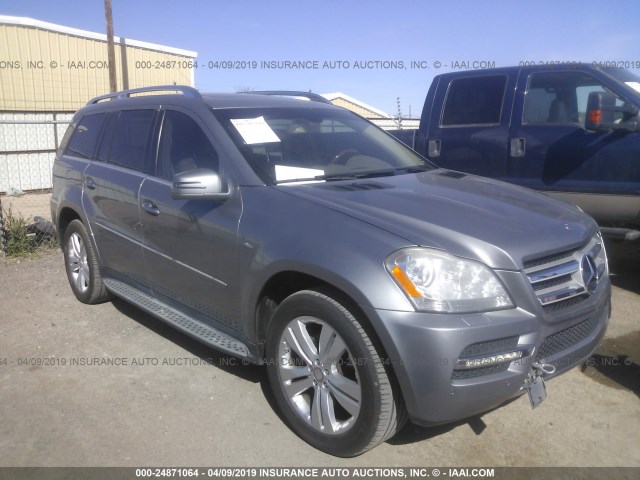 4JGBF2FE9CA795548 - 2012 MERCEDES-BENZ GL 350 BLUETEC SILVER photo 1