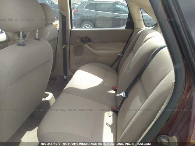 1FAFP34N07W173334 - 2007 FORD FOCUS ZX4/S/SE/SES მუქწითელი ფოტო 8