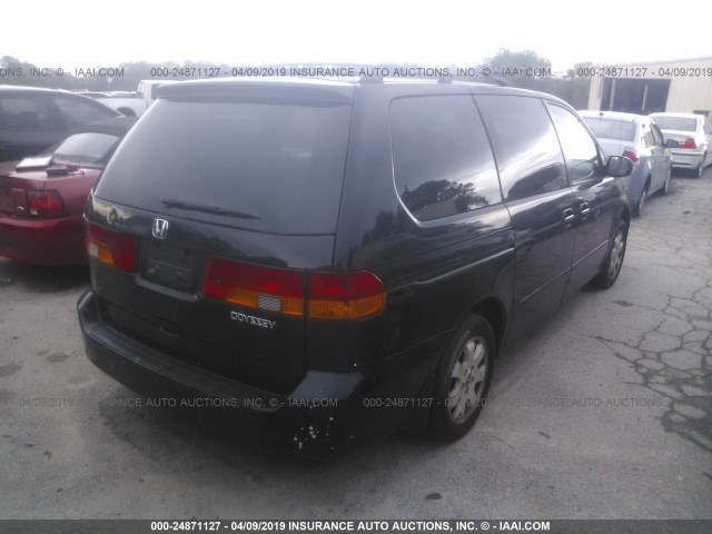 5FNRL18924B009670 - 2004 HONDA ODYSSEY EXL BLACK photo 4