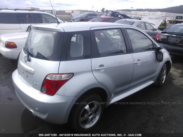 JTKKT624965018407 - 2006 TOYOTA SCION XA SILVER photo 4