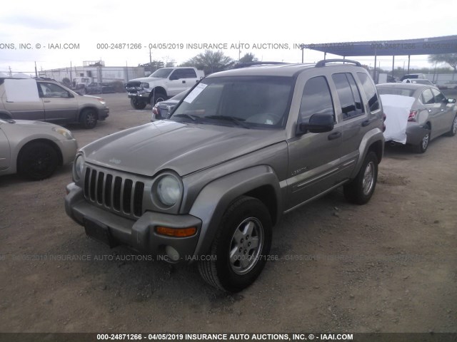 1J4GK58K83W725501 - 2003 JEEP LIBERTY LIMITED GOLD photo 2