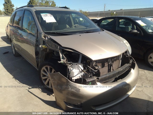 5TDZK23C39S228619 - 2009 TOYOTA SIENNA CE/LE GOLD photo 1