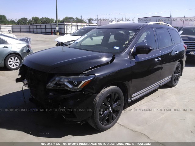 5N1DR2MN9HC659208 - 2017 NISSAN PATHFINDER S/SV/SL/PLATINUM BLACK photo 2