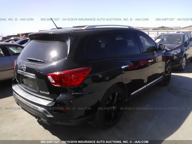 5N1DR2MN9HC659208 - 2017 NISSAN PATHFINDER S/SV/SL/PLATINUM BLACK photo 4