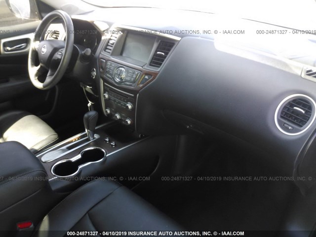 5N1DR2MN9HC659208 - 2017 NISSAN PATHFINDER S/SV/SL/PLATINUM BLACK photo 5