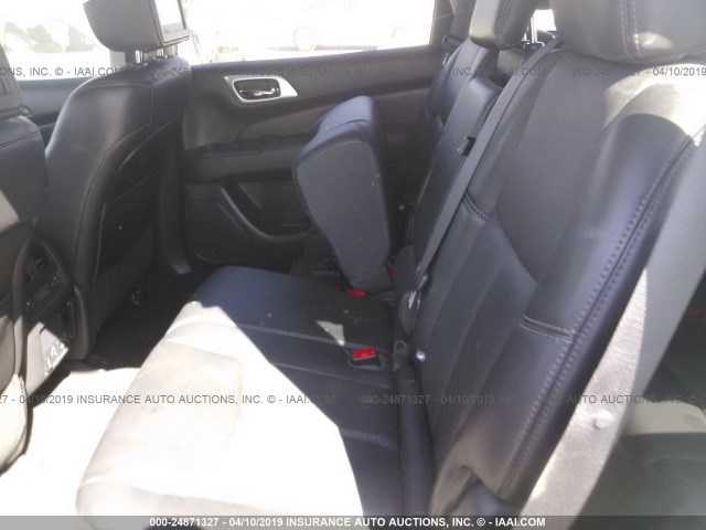 5N1DR2MN9HC659208 - 2017 NISSAN PATHFINDER S/SV/SL/PLATINUM BLACK photo 8