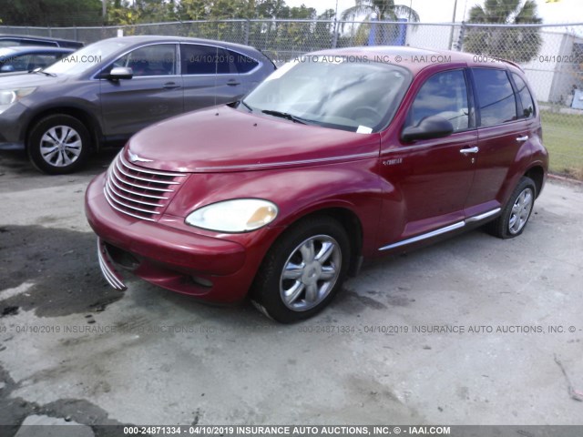 3C8FY68B14T210299 - 2004 CHRYSLER PT CRUISER LIMITED RED photo 2